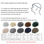 Oxford Kids Tweed Wool Newsboy Cap
