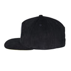 PHS Black Corduroy Snapback Cap