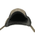 PODRLN Nordic Winter Plush Earflaps Baseball Cap