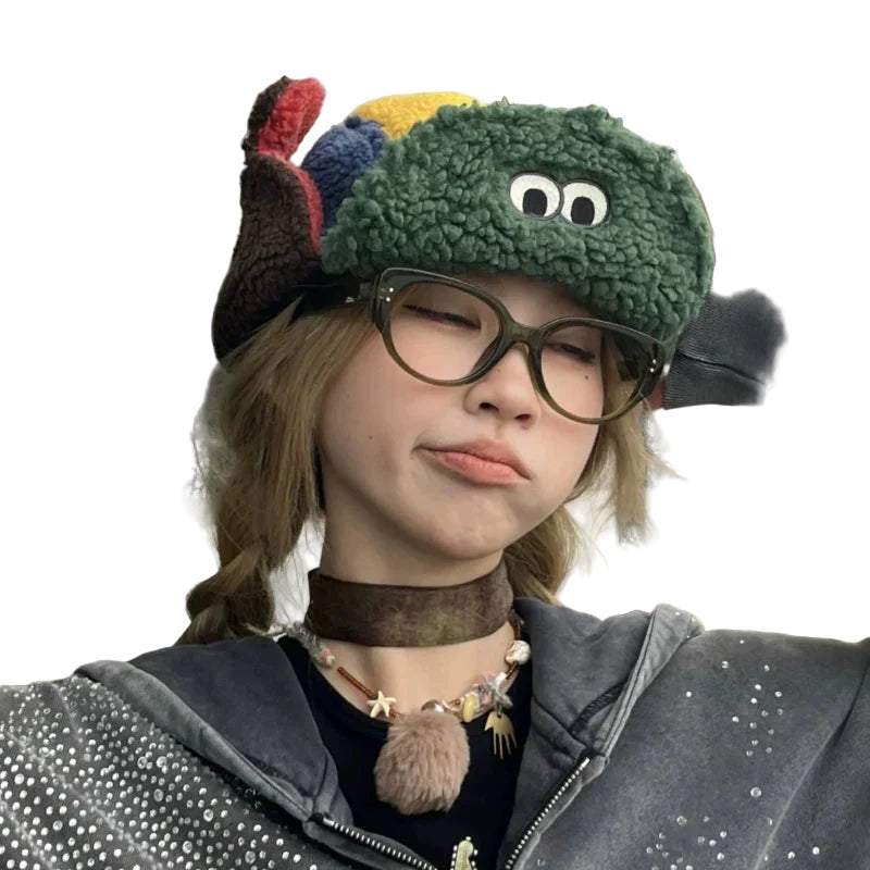 PP One Winter Vintage Fur Bomber Hat