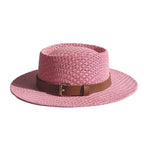 Palermo Summer Handmade Straw Porkpie Hat