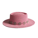 Palermo Summer Handmade Straw Porkpie Hat
