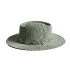 Palermo Summer Handmade Straw Porkpie Hat