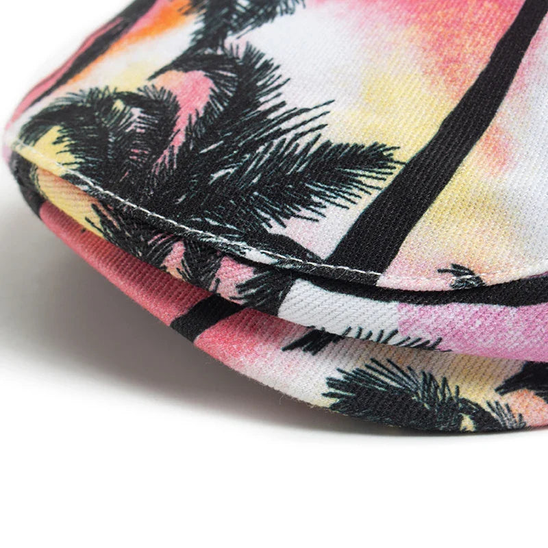 Palm Trees Summer Flat Cap