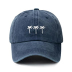 Palm Trees Washed Cotton Baseball Cap