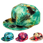 Palm Leaves Graffiti Snapback Cap