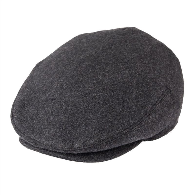 Palmer Wool Blend Flat Cap