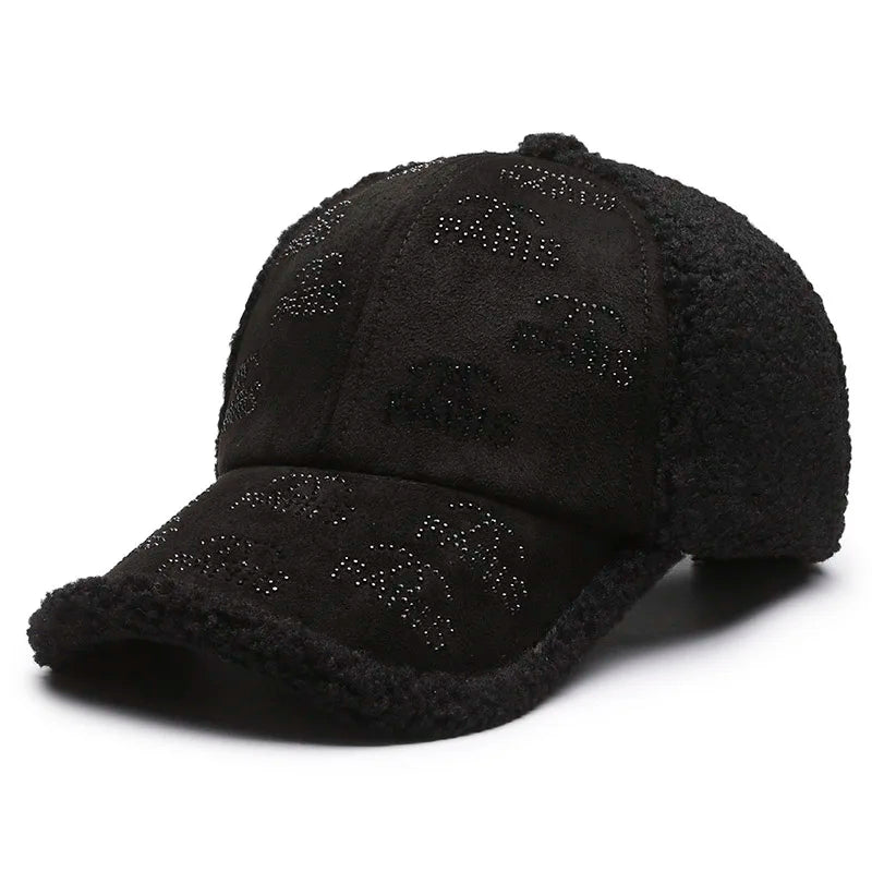 Paris Fur Baseball Cap