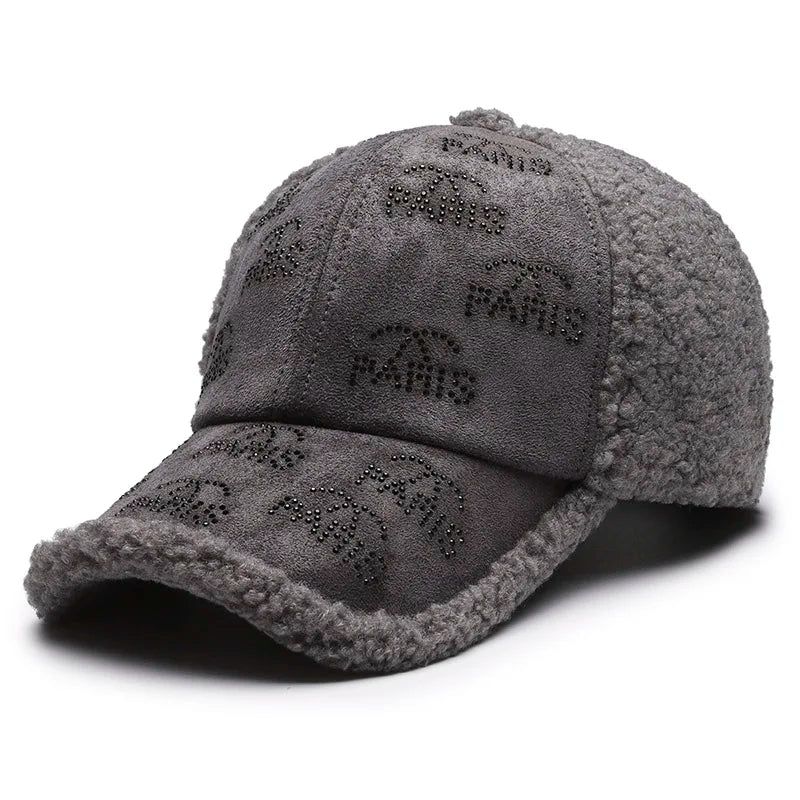 Paris Fur Baseball Cap