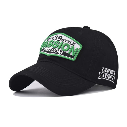 Black and green Baseball Cap