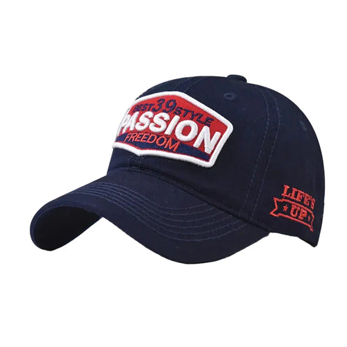 Navy blue and red Baseball Cap