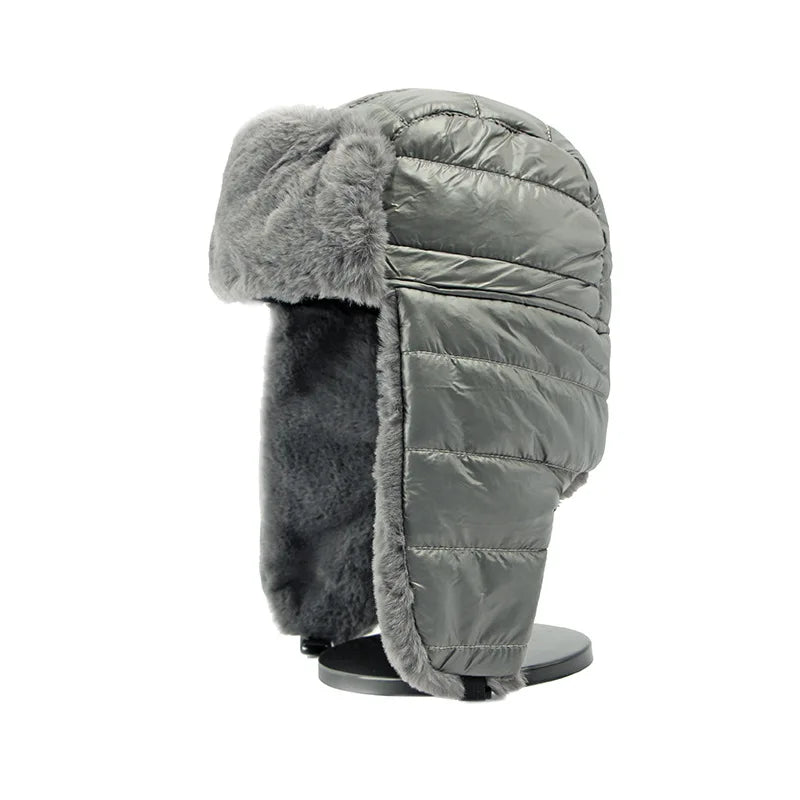 Pasternak Padded Fur Ushanka Waterproof Bomber Hat