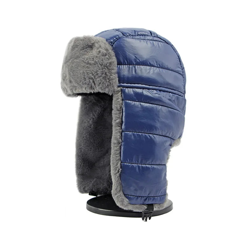 Pasternak Padded Fur Ushanka Waterproof Bomber Hat