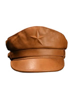 Patton Star Genuine Leather Sailor Cap