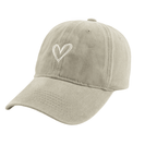 Peaceful Heart Cotton Baseball Cap