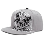 Peaceful Lion Snapback Cap