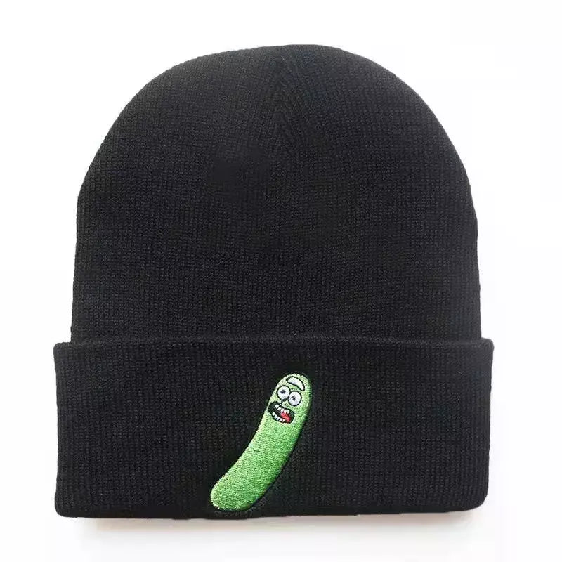 Pickle Rick Winter Beanie