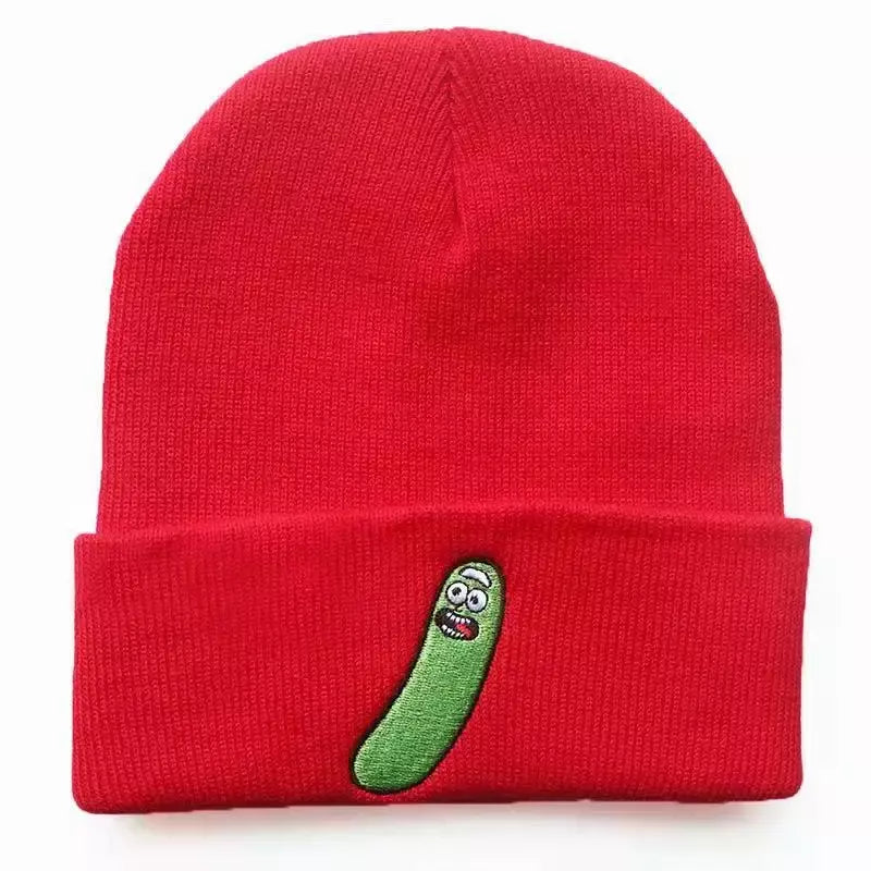 Pickle Rick Winter Beanie