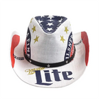 Pilsner Lite Straw Cowboy Hat