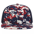 Pixels Retro Trucker Snapback Cap