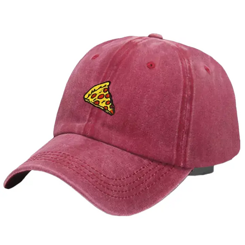 Red Cotton Baseball Cap