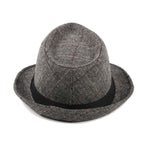 Plaid & Herringbone Trilby Hat
