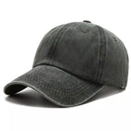 Plain Washed Cotton Baseball Cap