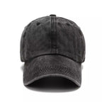 Plain Washed Cotton Baseball Cap