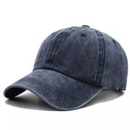 Plain Washed Cotton Baseball Cap