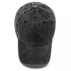 Plain Washed Cotton Baseball Cap
