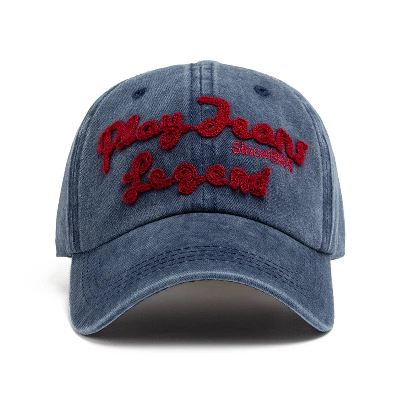 Play Jeans Legend Washed Cotton Baseball Cap