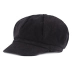 Plymouth Women Corduroy 8-Panels Newsboy Cap