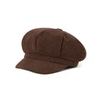 Plymouth Women Corduroy 8-Panels Newsboy Cap