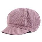 Plymouth Women Corduroy 8-Panels Newsboy Cap