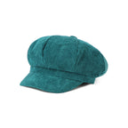 Plymouth Women Corduroy 8-Panels Newsboy Cap