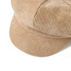 Plymouth Women Corduroy 8-Panels Newsboy Cap