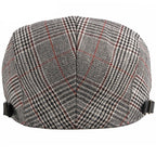 Plymouth Tartan Cotton Flat Cap