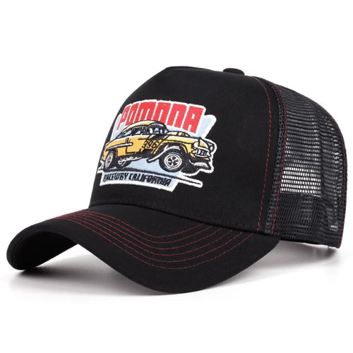 Black California Trucker Cap