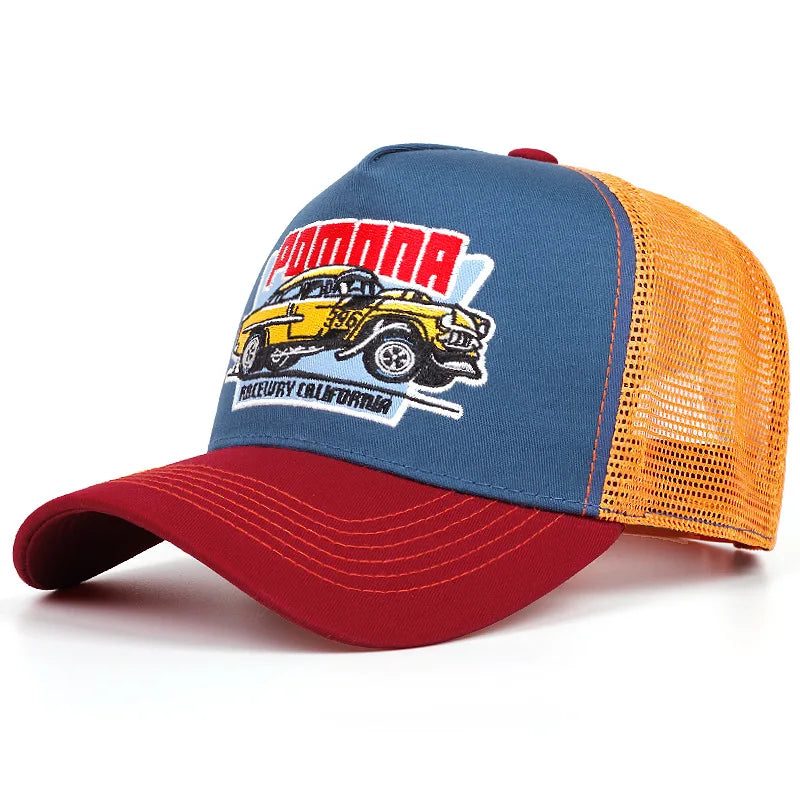 Pomona Raceway California Trucker Cap