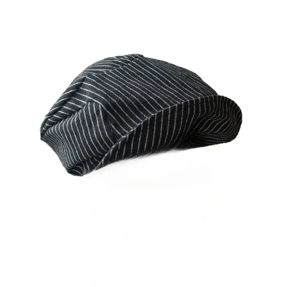Pontypool Striped Linen Cap