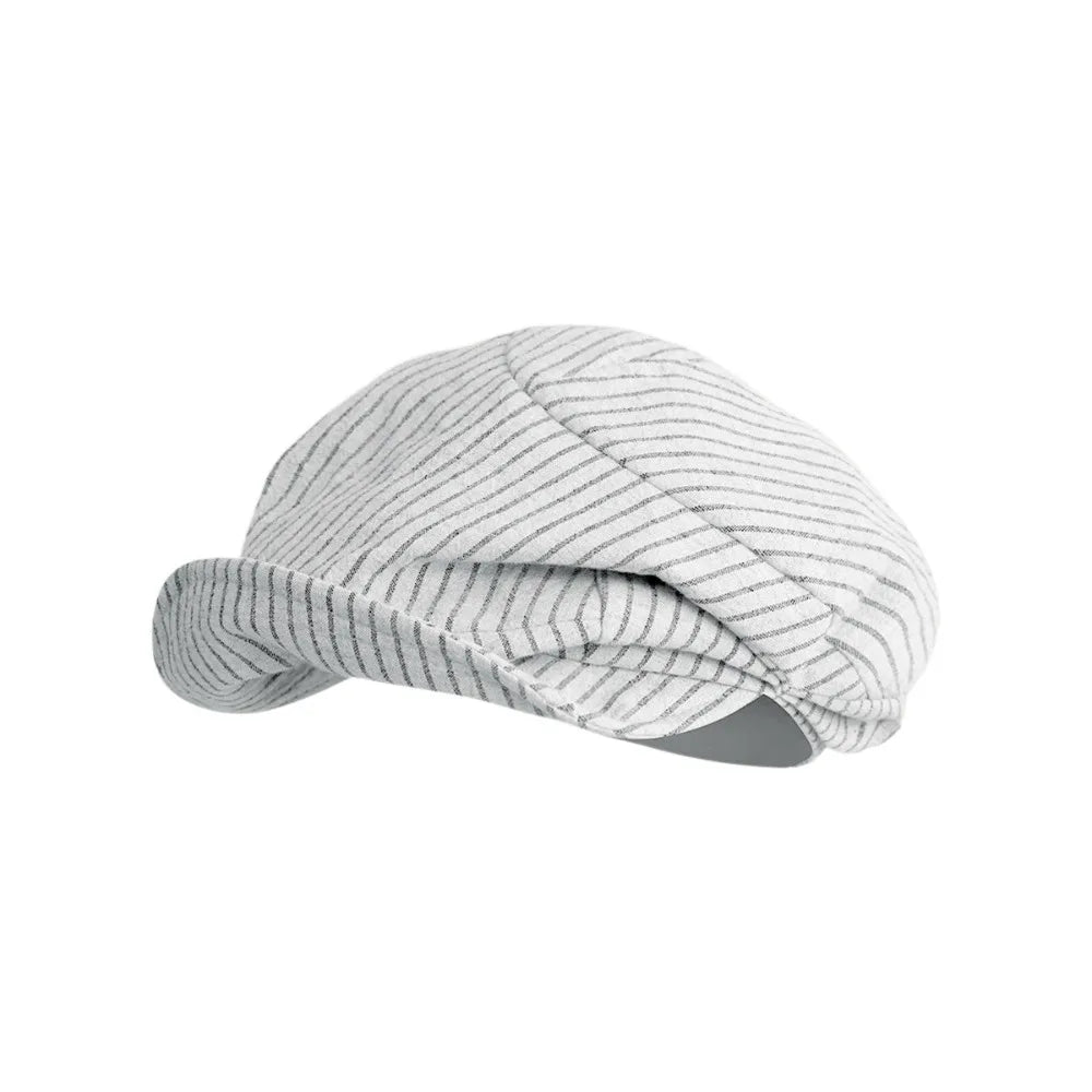 Pontypool Striped Linen Cap