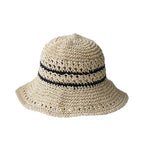 Portimão Knitted Straw Crochet Hat