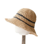 Portimão Knitted Straw Crochet Hat