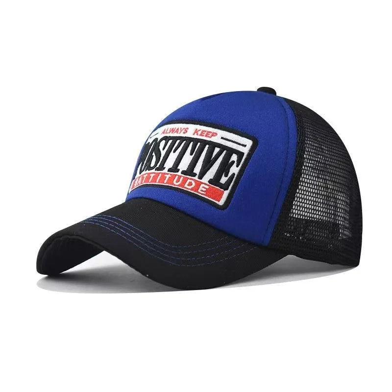 Positive Attitude Cotton Trucker Cap
