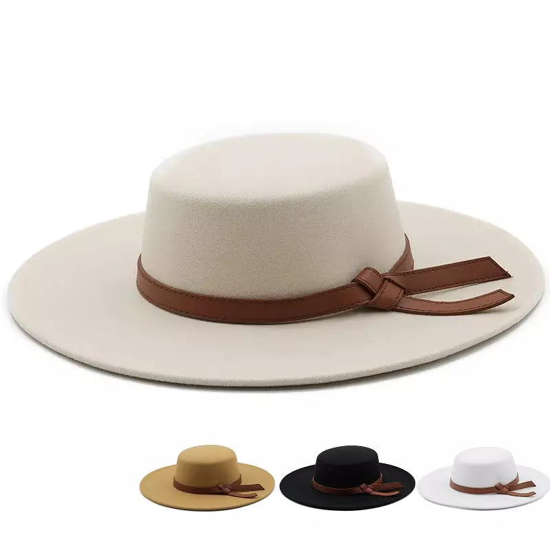 Classic Boater Hat – elegant straw boater hat