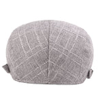 Preston Plaid Cotton Flat Cap