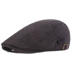 Preston Plaid Cotton Flat Cap
