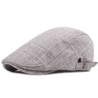 Preston Plaid Cotton Flat Cap