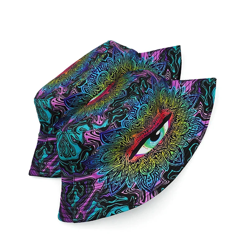 Psilocibe Eye Reversible Bucket Hat