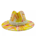 Psychedelic Abstract Fedora Hat